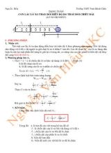Dạng toán Con lắc lò xo thay đổi biên độ do thay đổi chiều dài - Nguyễn Văn Hiểu